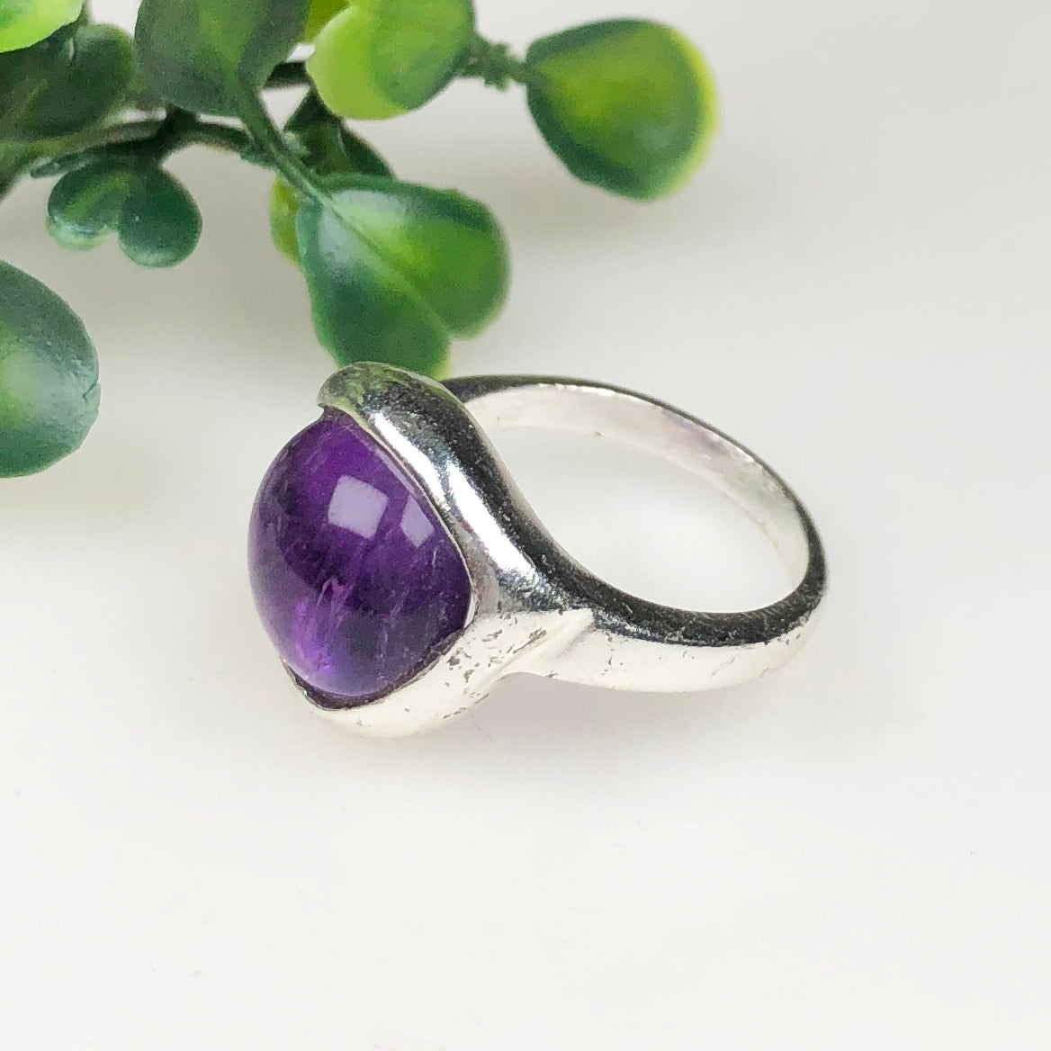 Regal Purple Amethyst Ring for Women