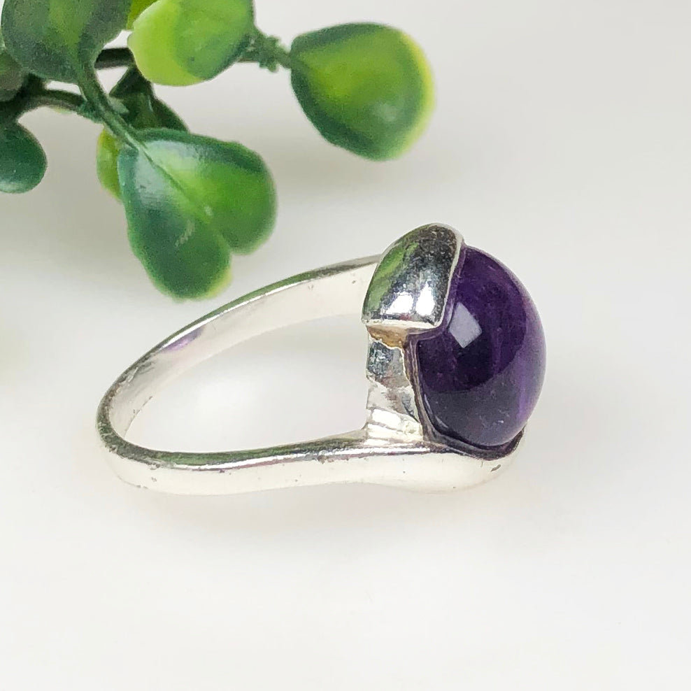 Regal Purple Amethyst Ring for Women