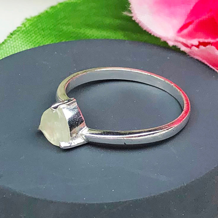 Refreshing Green Amethyst Ring for Women