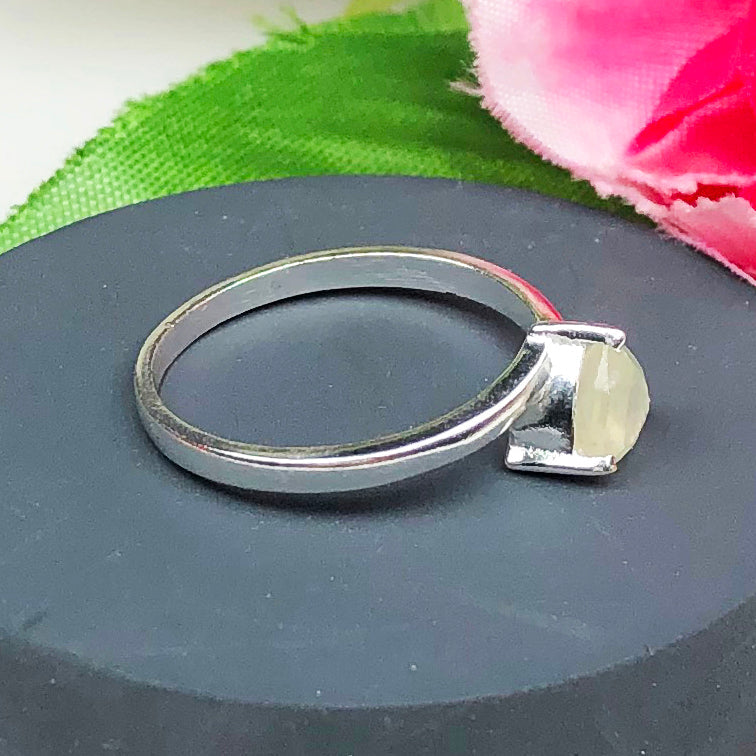 Refreshing Green Amethyst Ring for Women