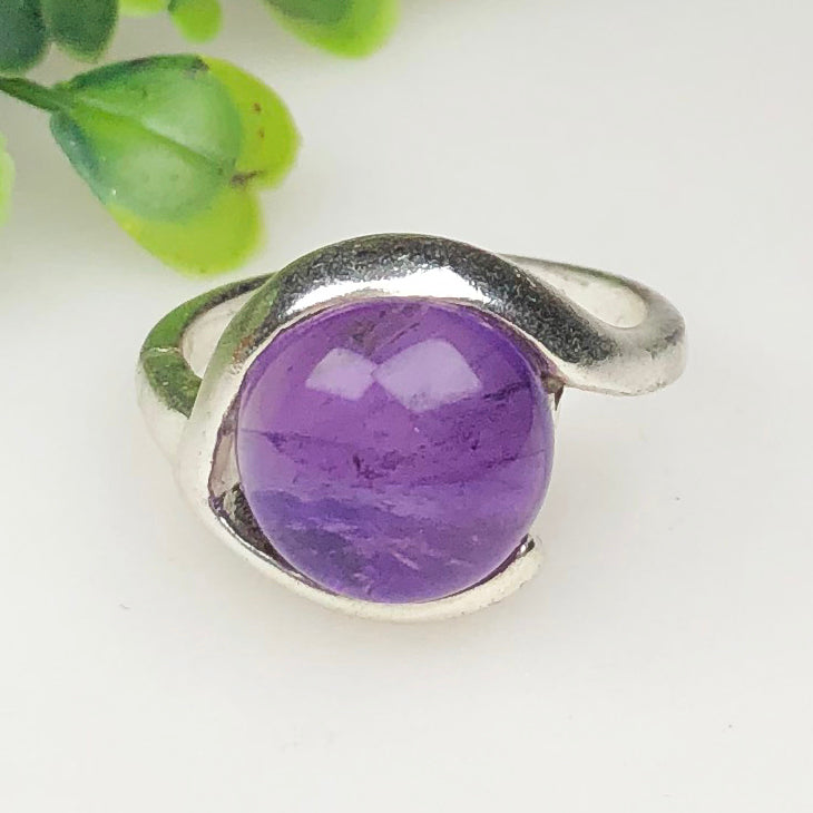 Majestic Purple Amethyst Ring for Women