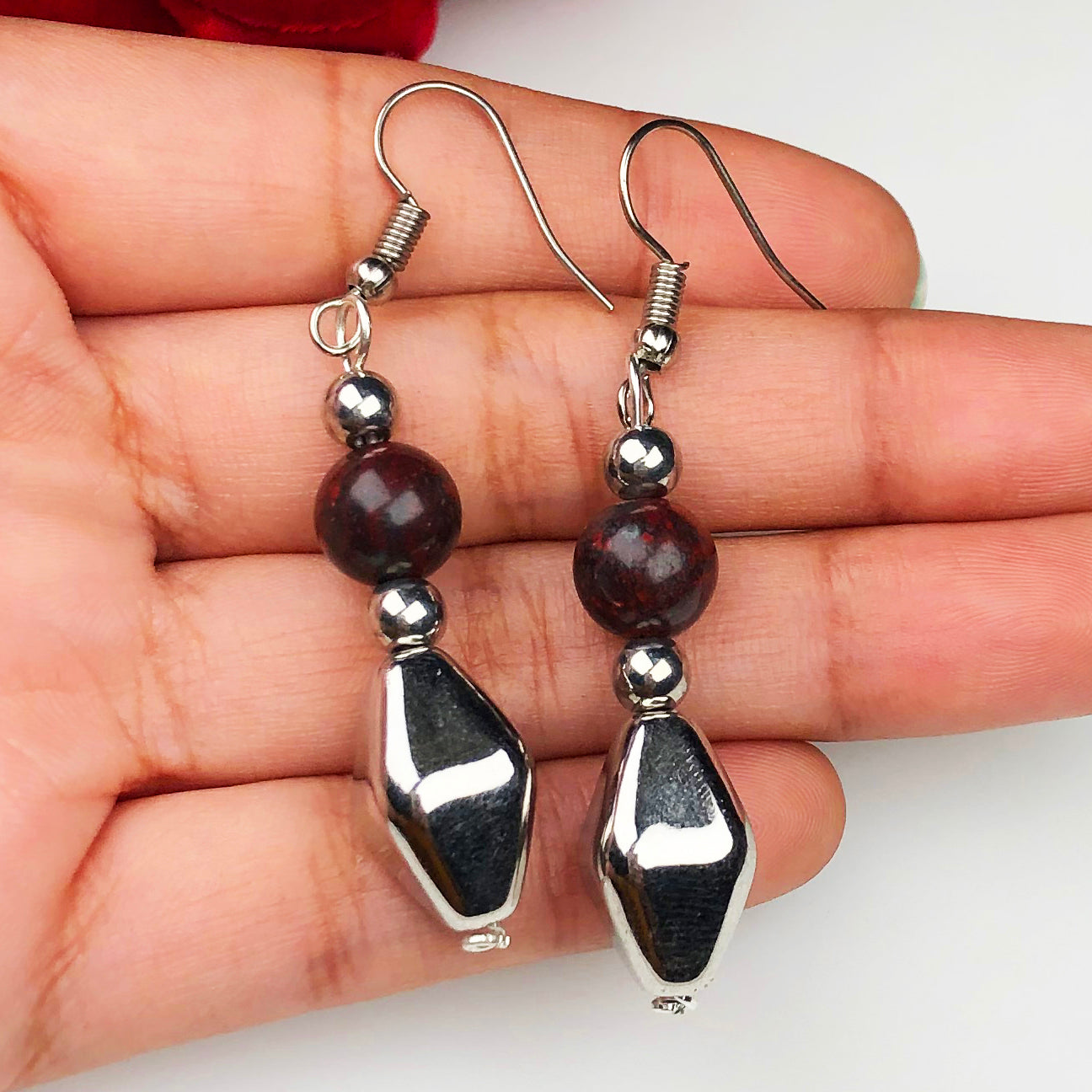 Brown Jasper Earrings