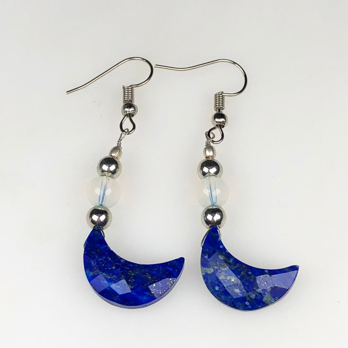 Opalite and Lapis Lazuli Earrings