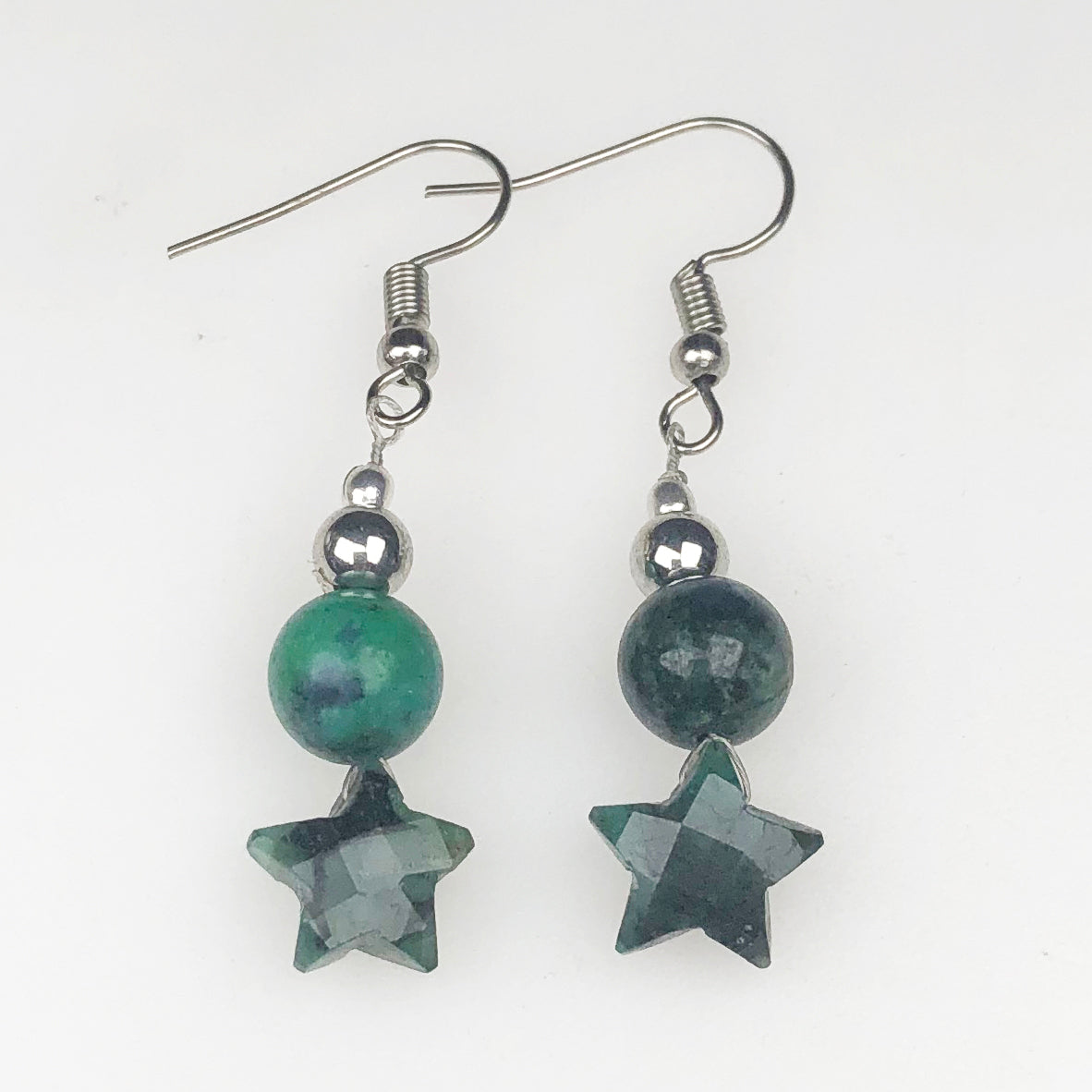 Beautiful Ruby Ziosite Earrings