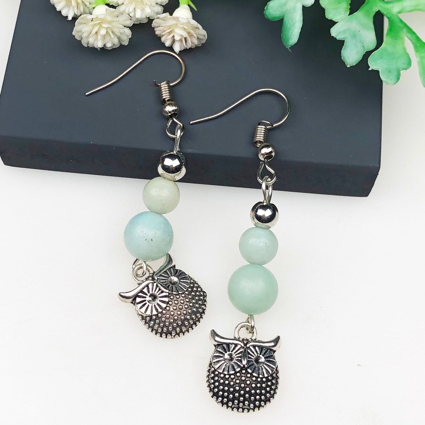 Amazonite Earrings for Women and Girls