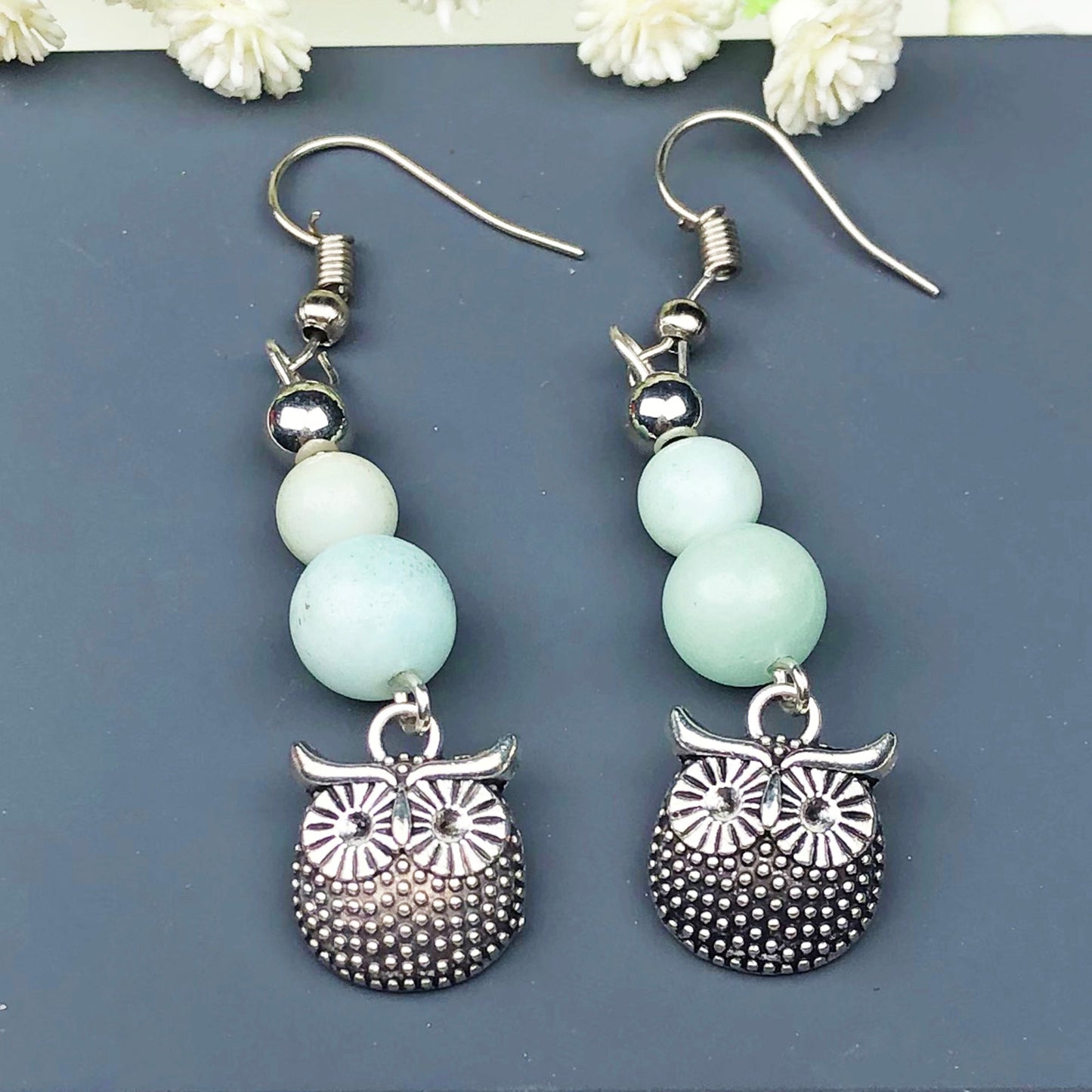 Amazonite Earrings for Women and Girls