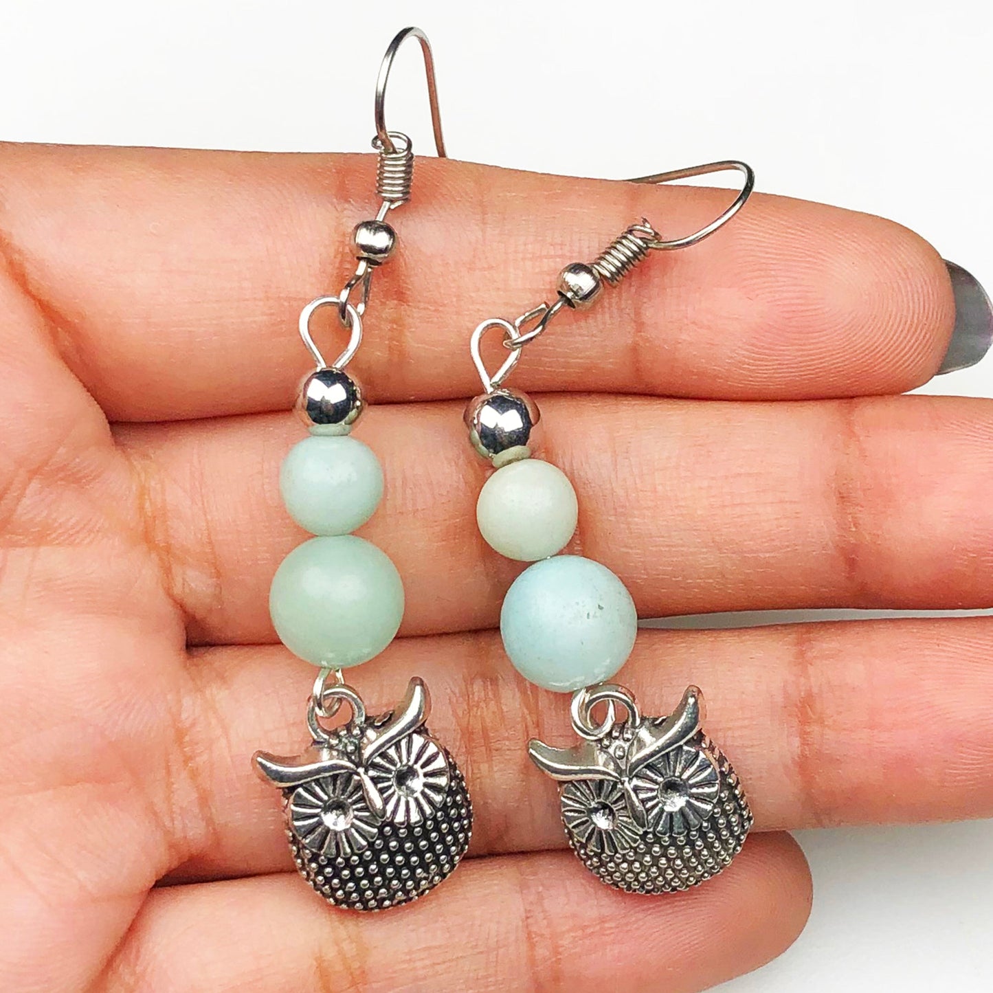 Amazonite Earrings for Women and Girls