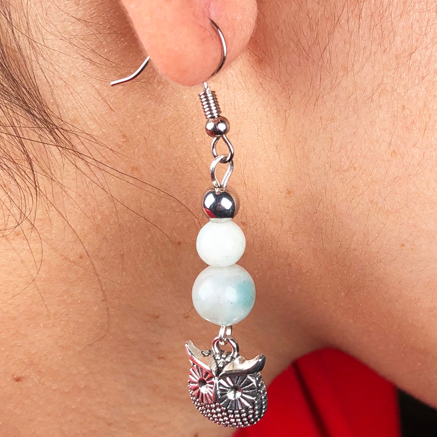 Amazonite Earrings for Women and Girls