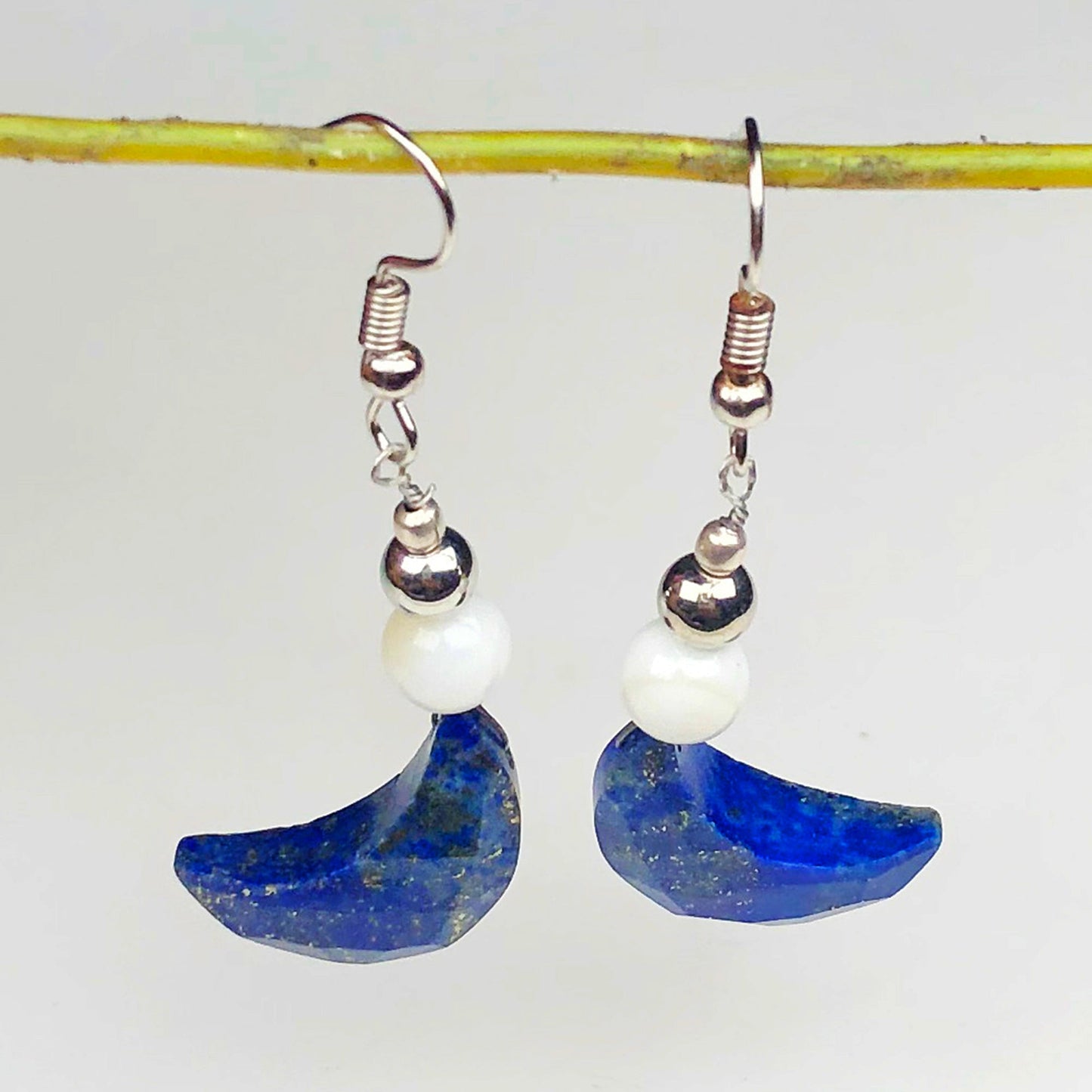 Lapis Lazuli Howlite Earrings for Women and Girls