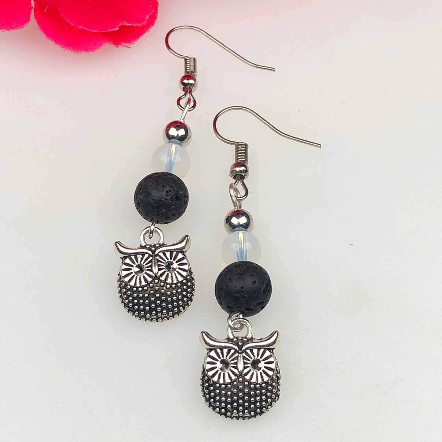 Opalite Lava Earrings for Women and Girls