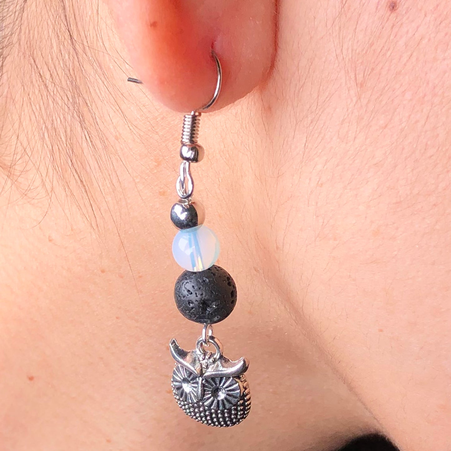 Opalite Lava Earrings for Women and Girls