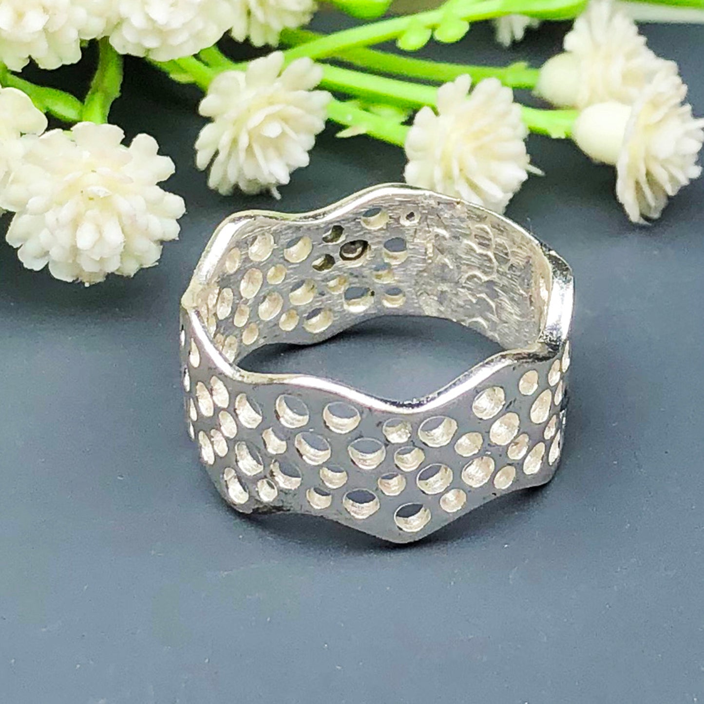 Tibet Sliver Ring for women and Girls stylish skin friendly nickle free, Wrap Around