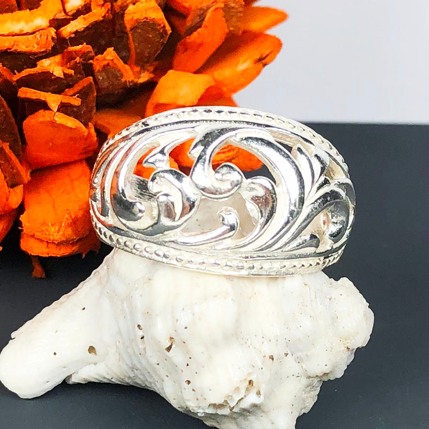 Tibet Sliver Ring for women and Girls stylish skin friendly nickle free,Elegant Design