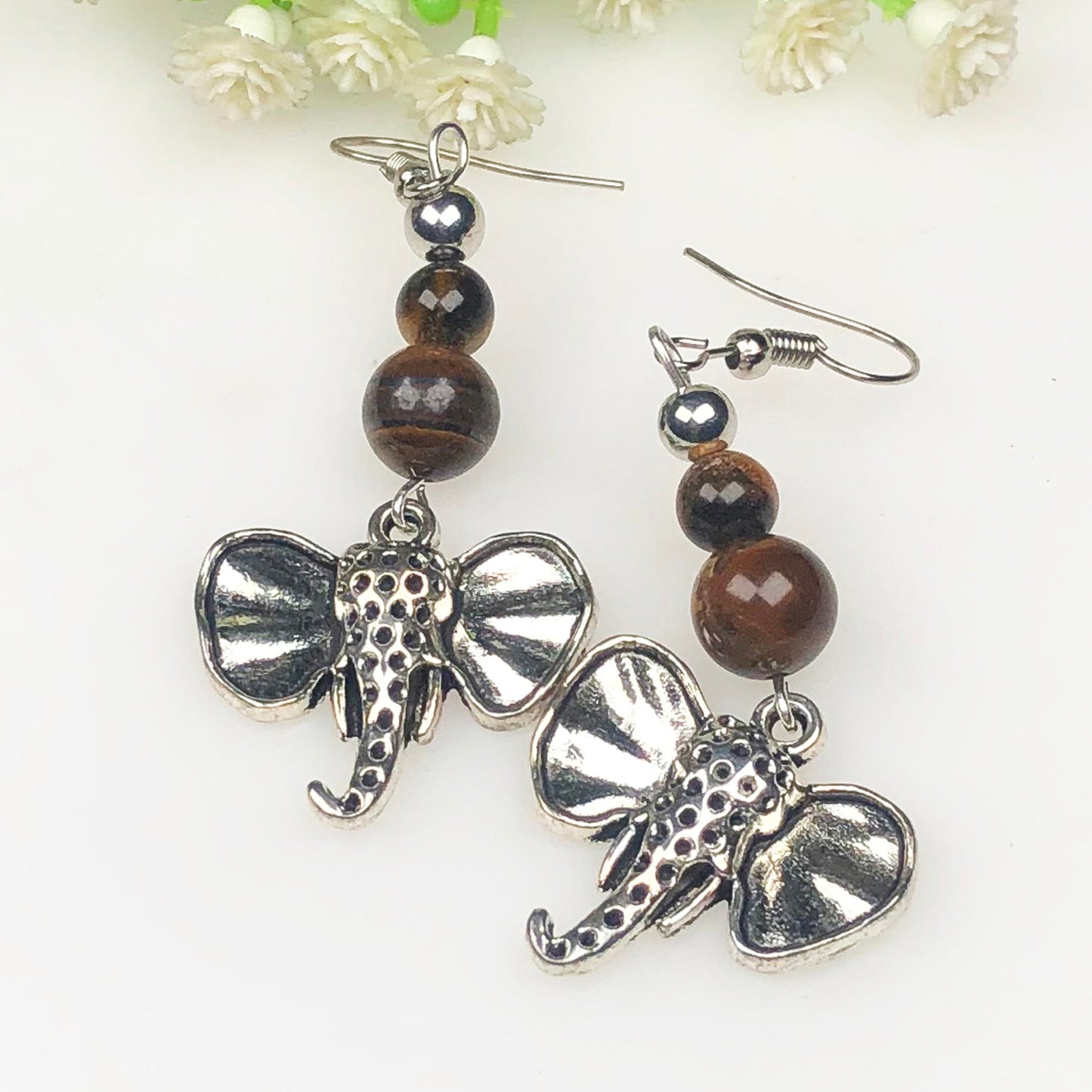 Tiger Eye Earrings for Women and Girls