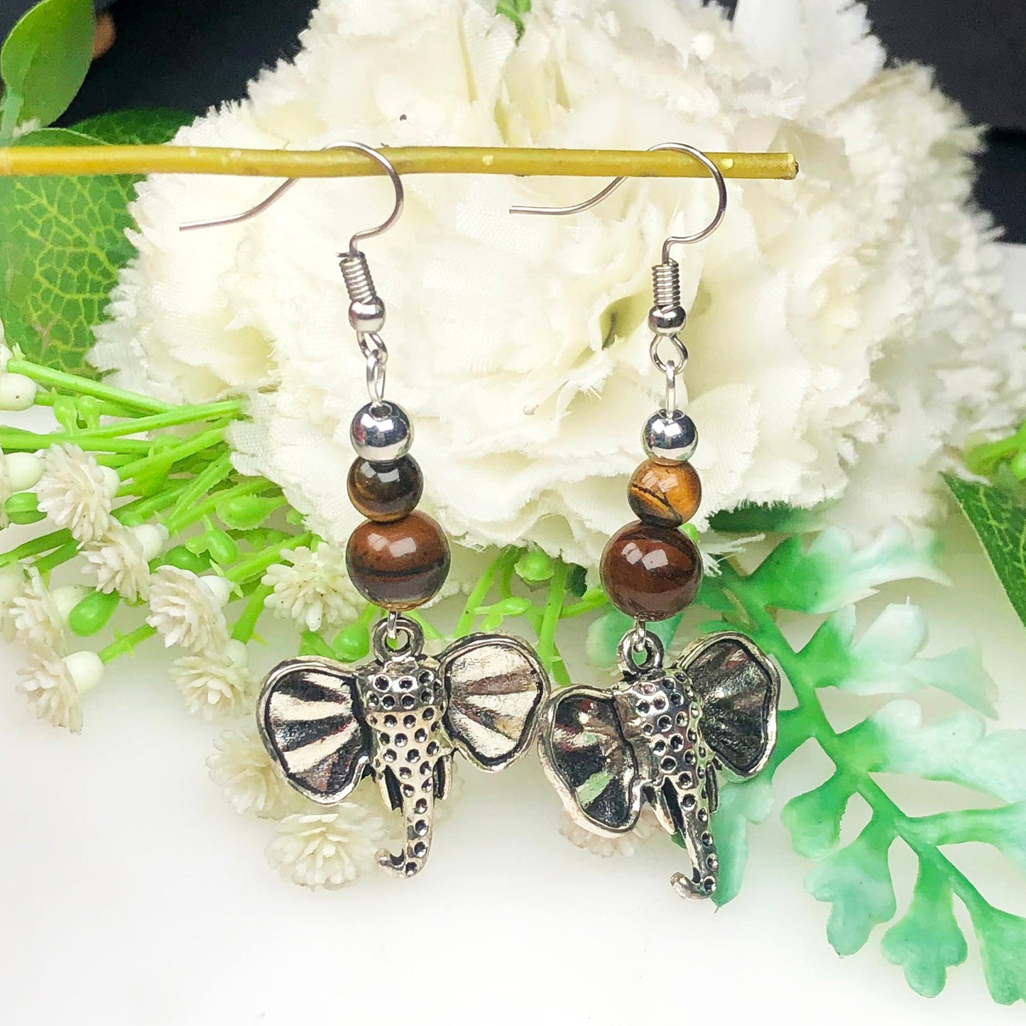 Tiger Eye Earrings for Women and Girls