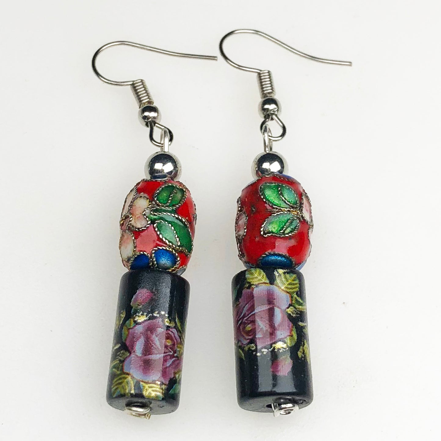 Natural Gemstone Tensa Beads Earrings for Women and Girls