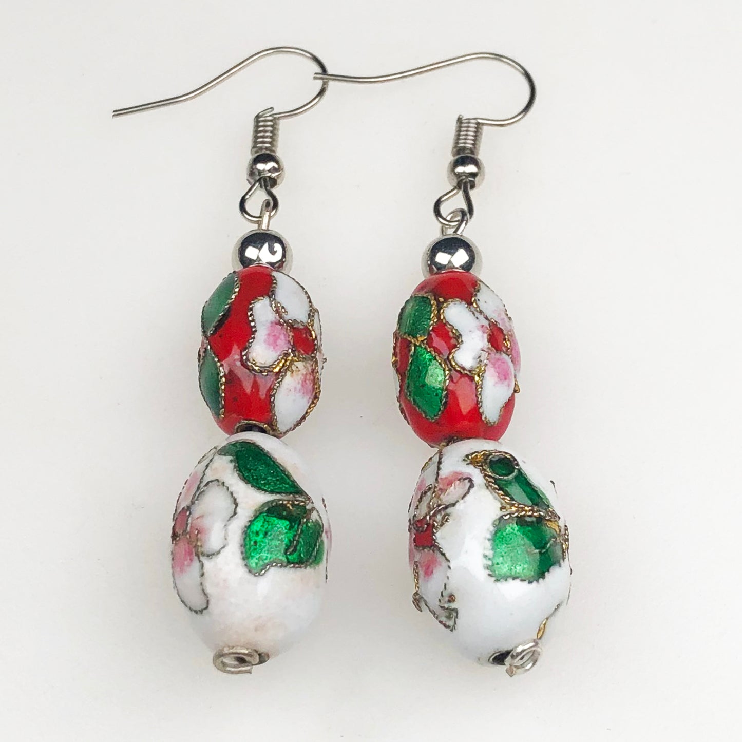 Natural Gemstone Tensa Beads Earrings for Women and Girls