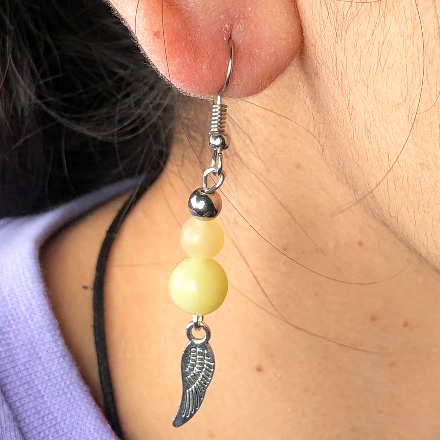 Natural Gemstone Incredible Onyx and Agate Earrings for Women and Girls