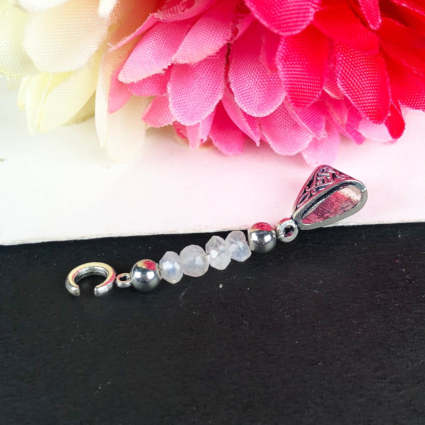 White Moonstone Pendant Healing for Women and Girls Pendant