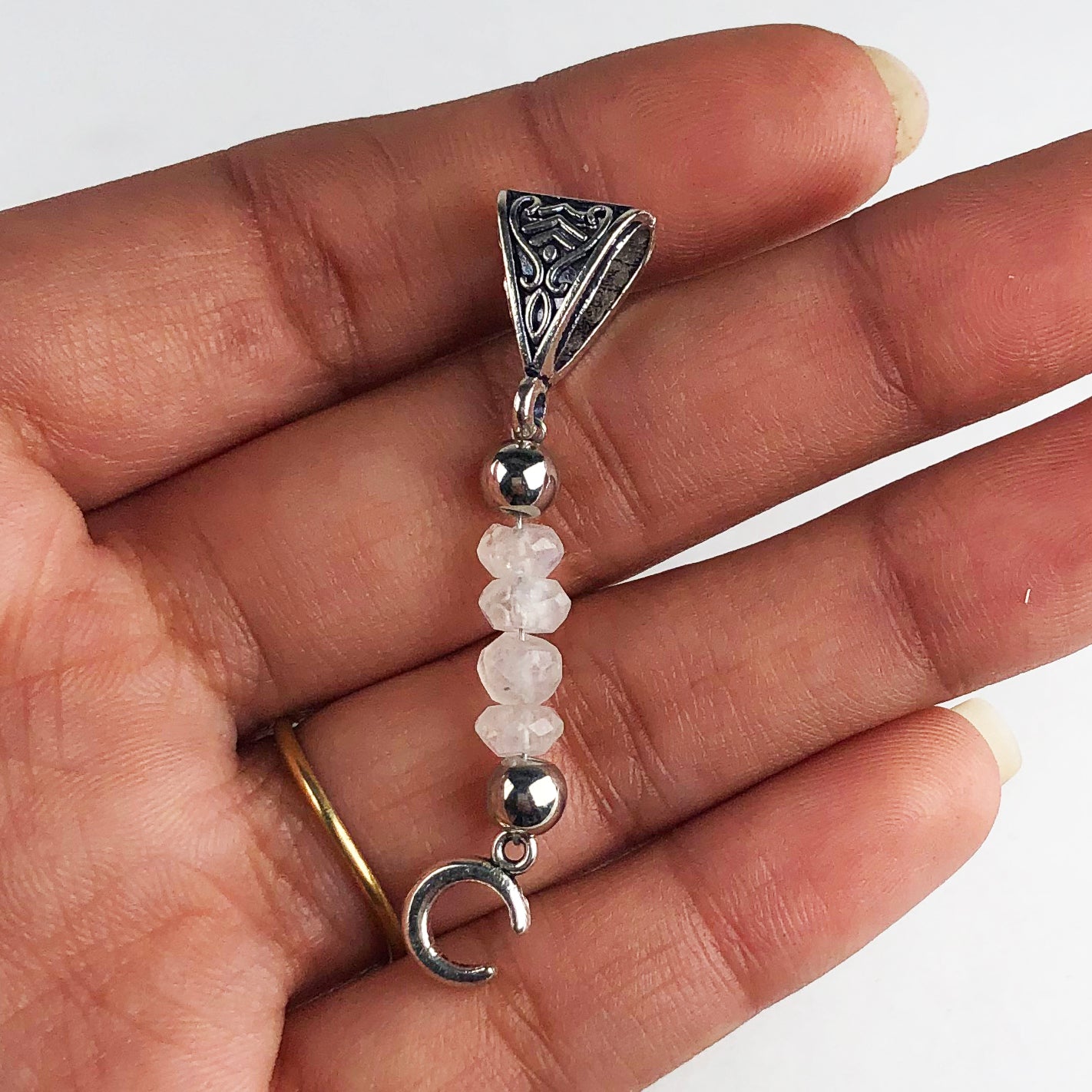 White Moonstone Pendant Healing for Women and Girls Pendant
