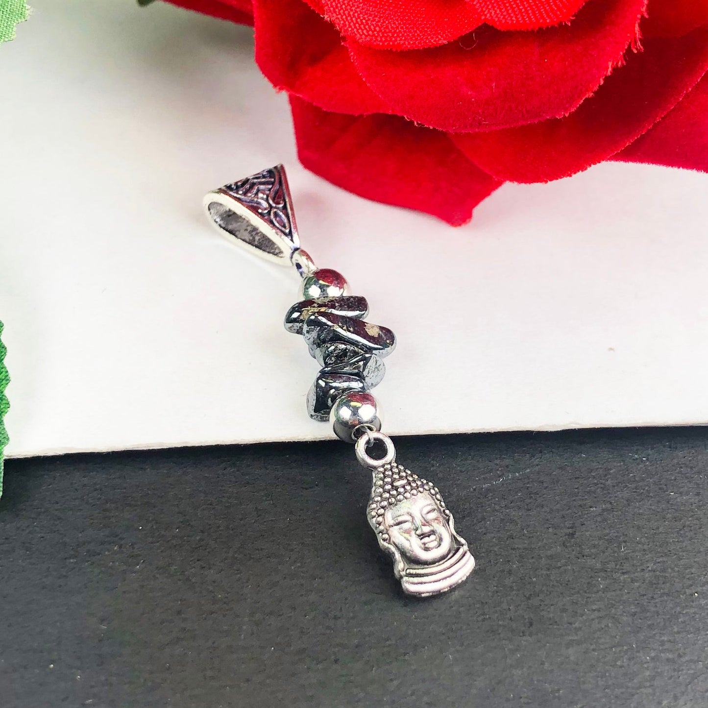Grey Hematite Pendant Healing for Women and Girls Pendant