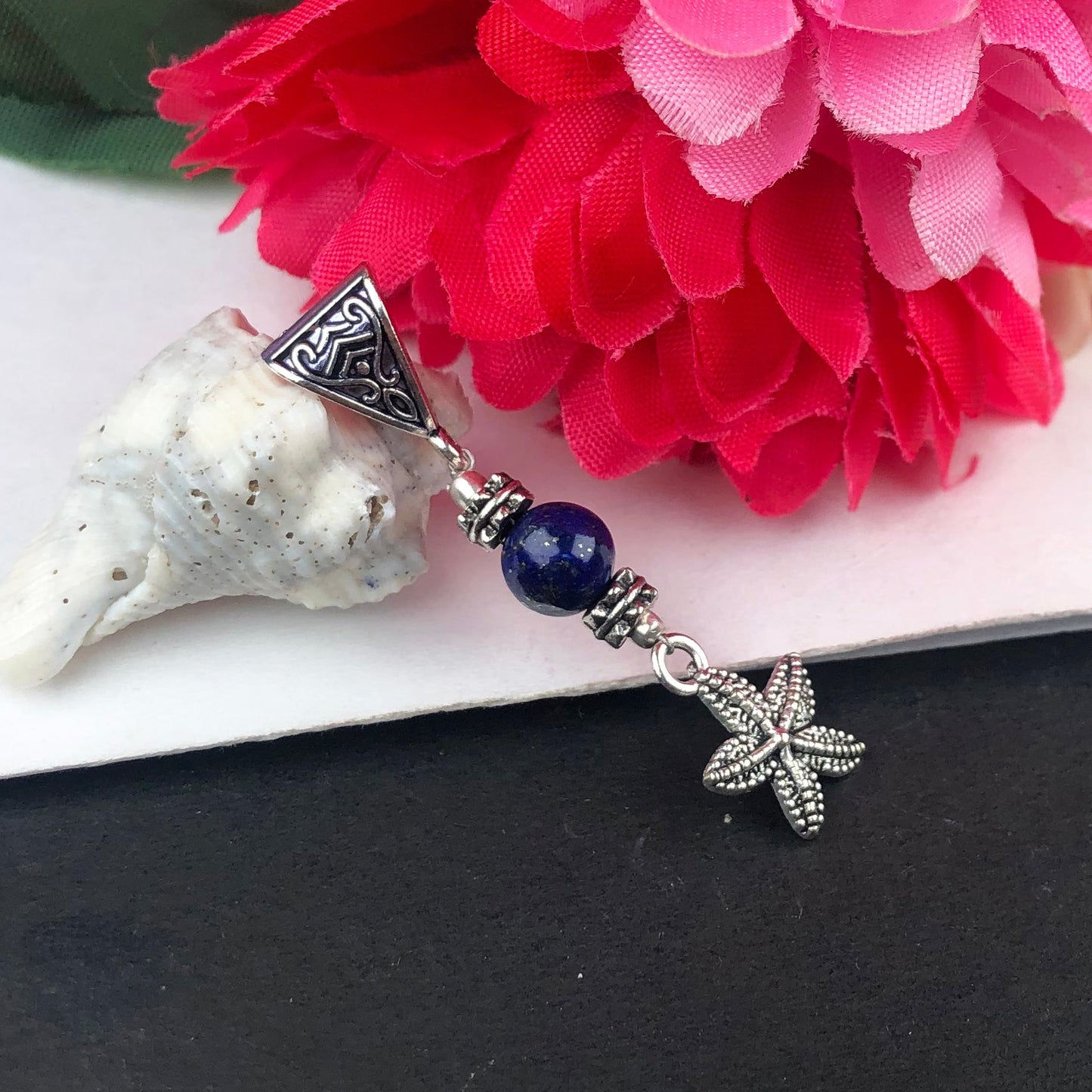 Blue Lapis Lazuli Healing Pendant for Women and Girls