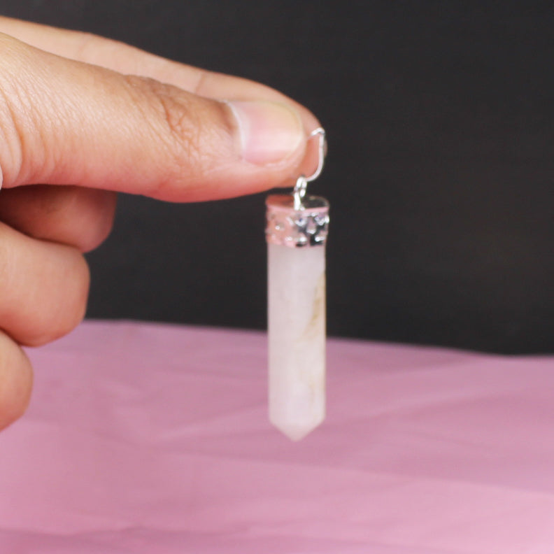 Wonderful Pink Rose Quartz Pendant