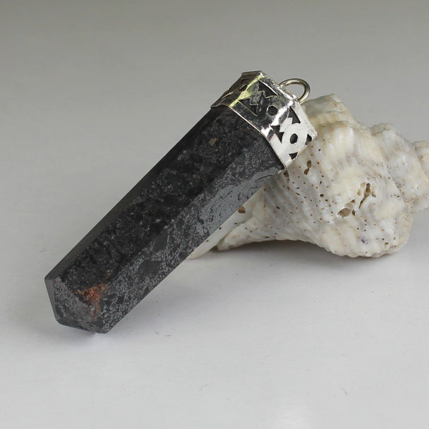 Beautiful Gray Hematite Pendant
