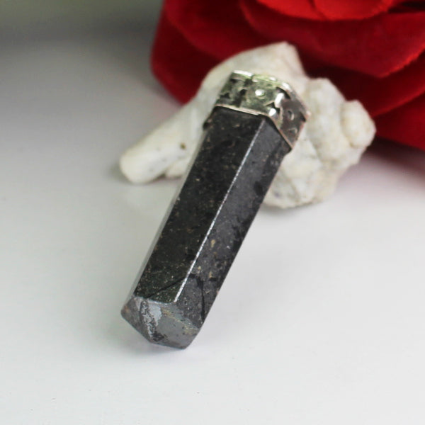 Beautiful Gray Hematite Pendant