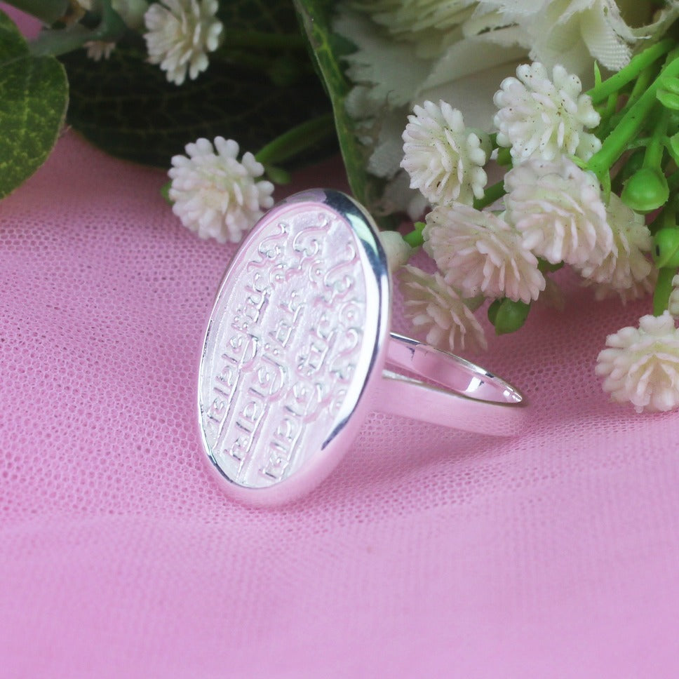 Awesome Tibet Silver Ring Main Metal Brass, Silver Coated