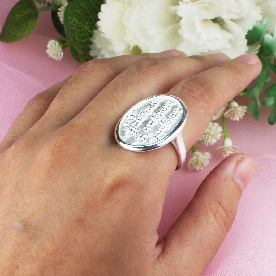 Fashionable Tibet Silver Ring Main Metal Brass, Silver Coated