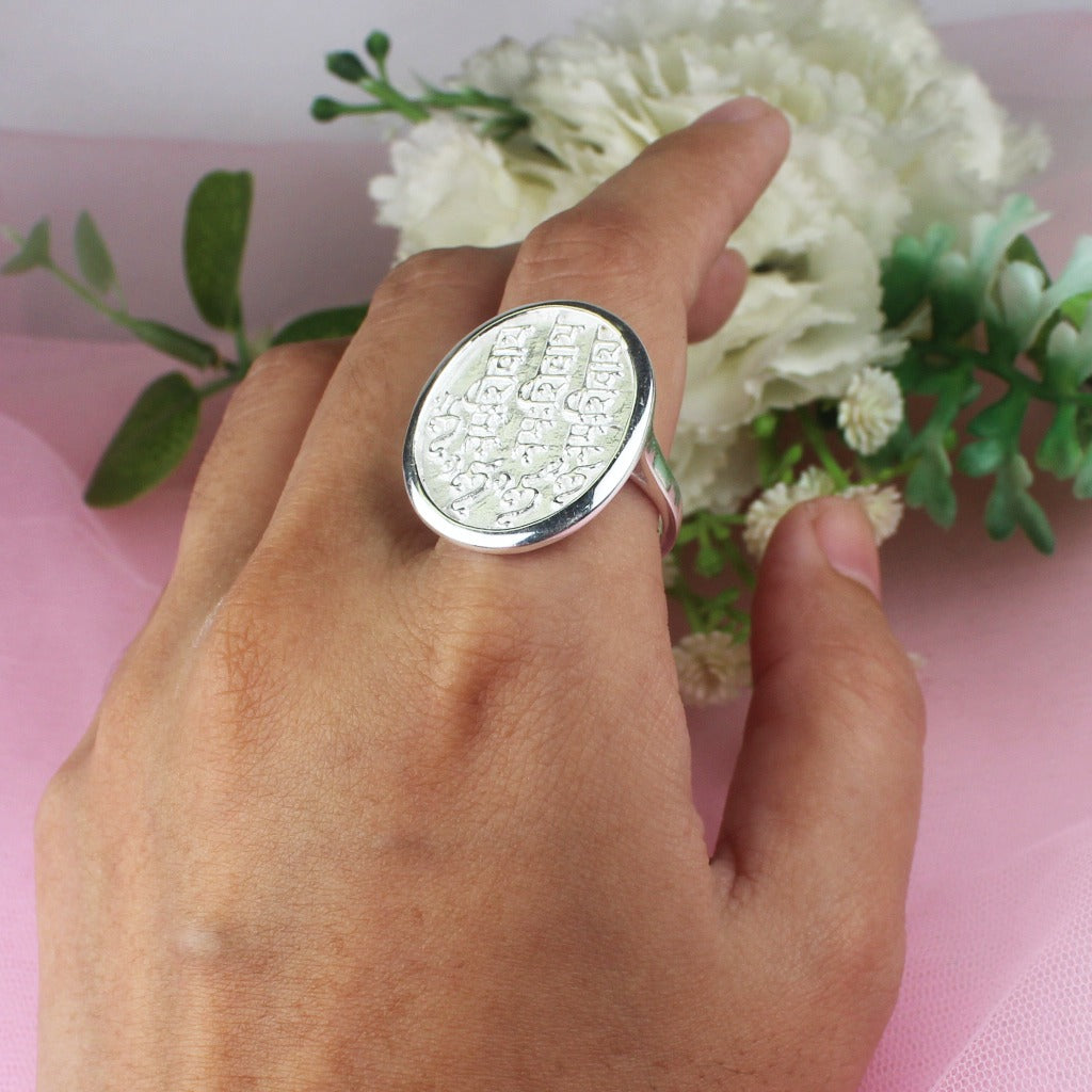 Top Quality Tibet Silver Ring Main Metal Brass, Silver Coated
