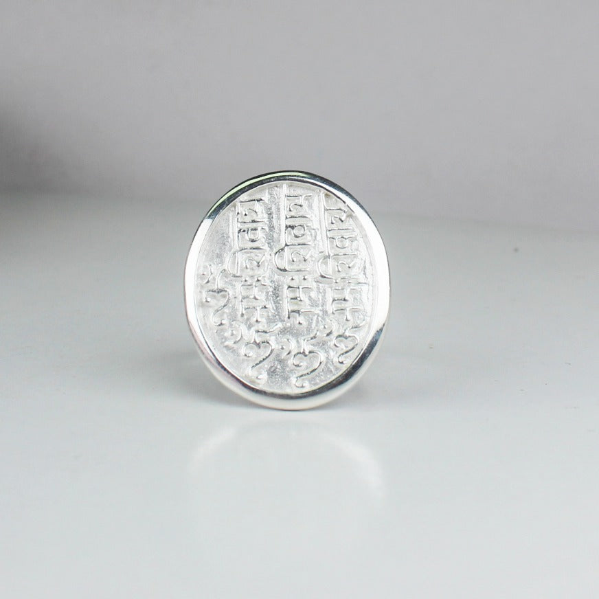 Top Quality Tibet Silver Ring Main Metal Brass, Silver Coated