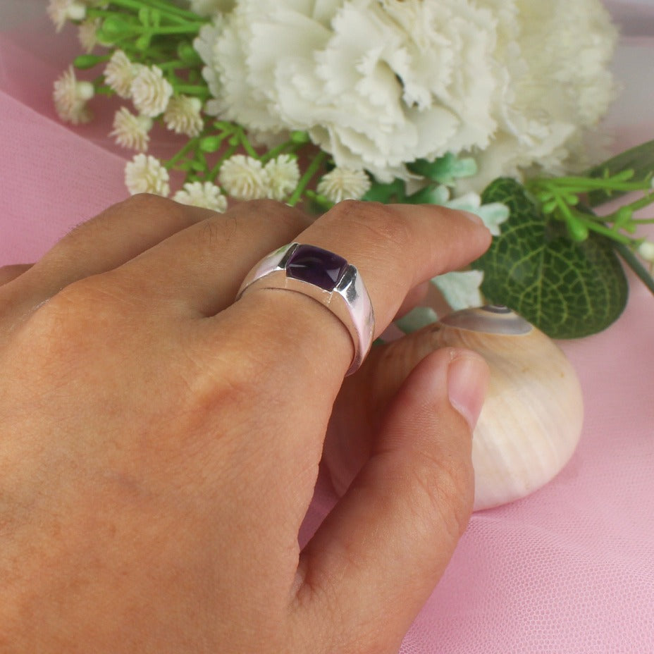 Top Quality Amethyst Ring for Women and Girls