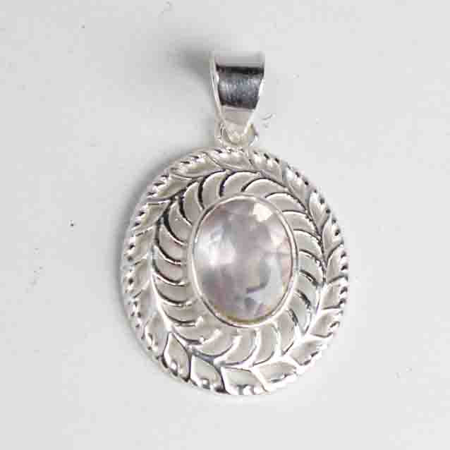 Beautiful Pink Rose Quartz Pendant