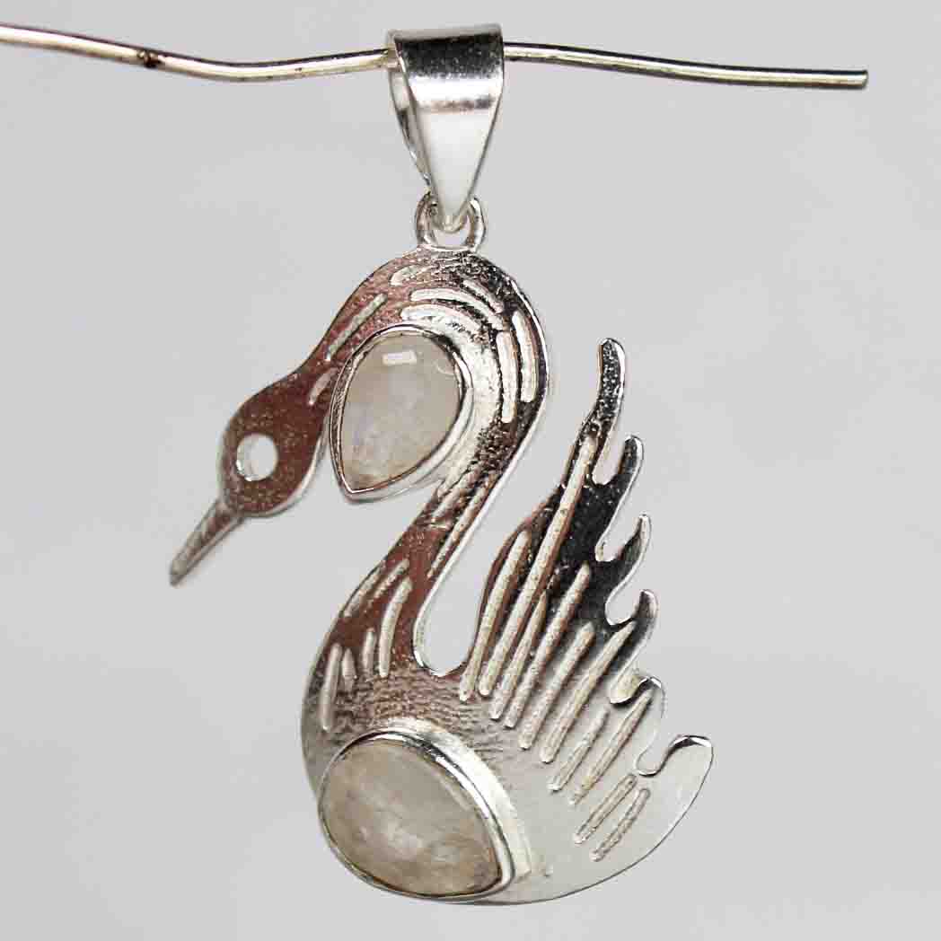 Gorgeous White Moonstone Pendant