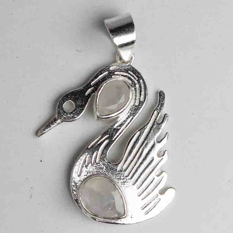 Gorgeous White Moonstone Pendant