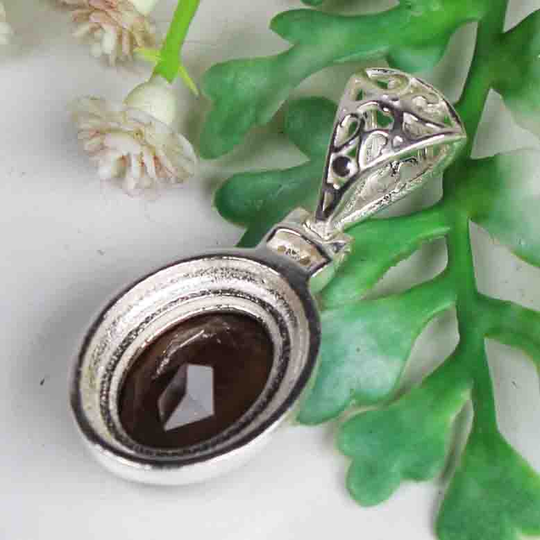 Fantastic Brown Smoky Quartz Pendant