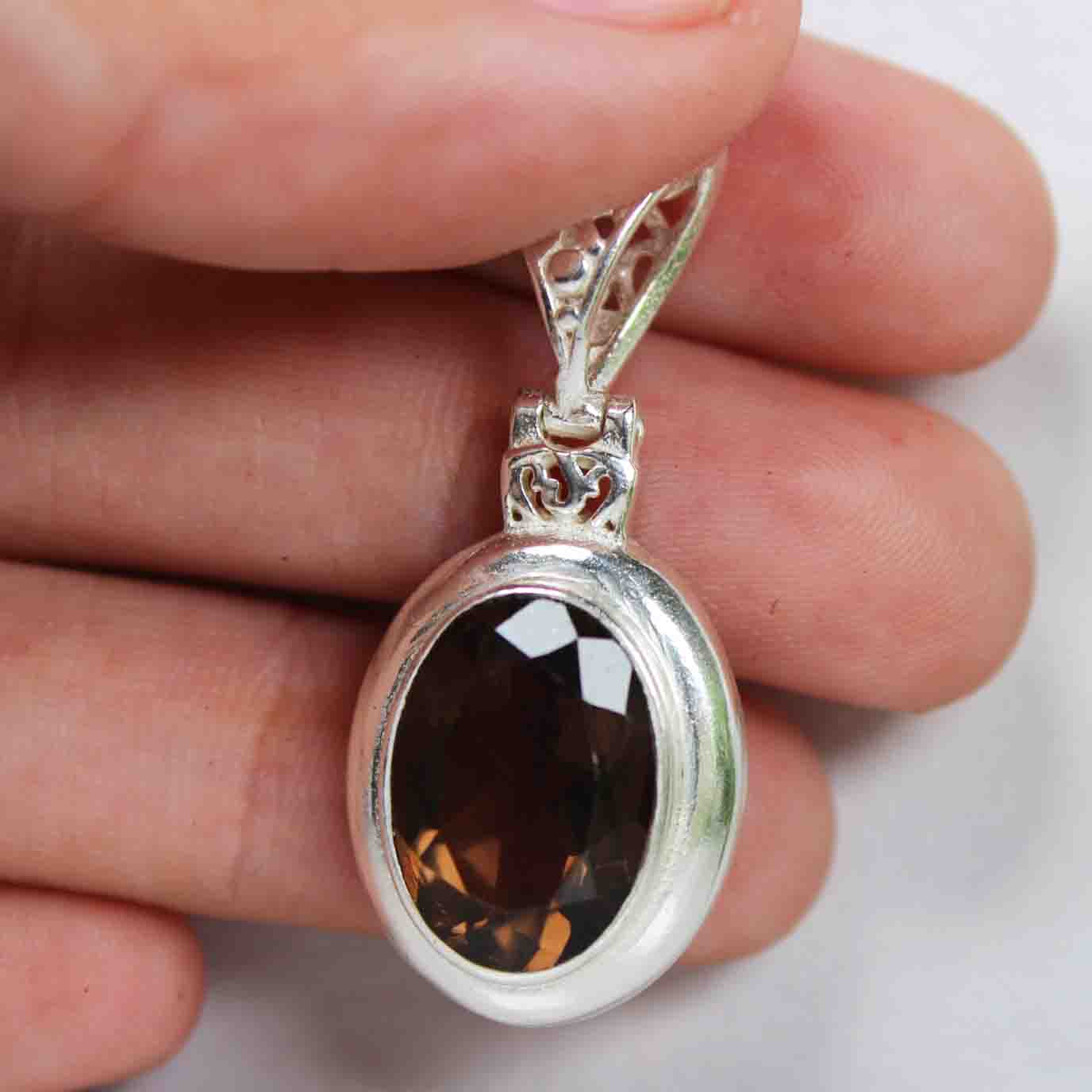 Fantastic Brown Smoky Quartz Pendant