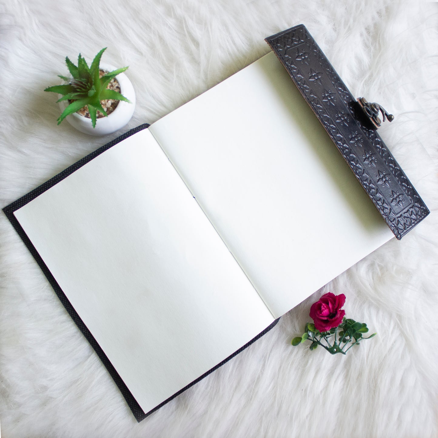 Black Tree of Life Leather Journal
