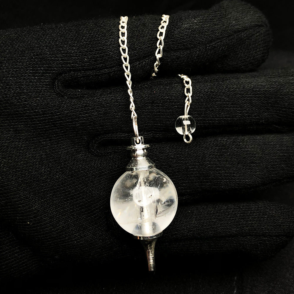 Clear Quartz Pendulum – Crystal Dowsing Tool for Clarity & Guidance