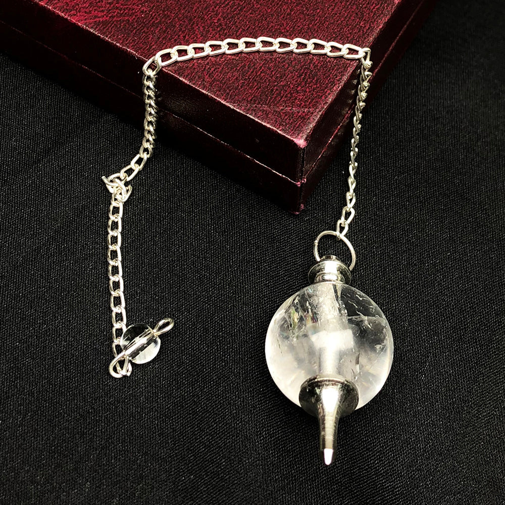 Clear Quartz Pendulum – Crystal Dowsing Tool for Clarity & Guidance