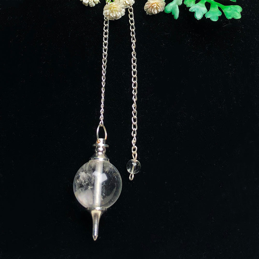 Clear Quartz Pendulum – Crystal Dowsing Tool for Clarity & Guidance