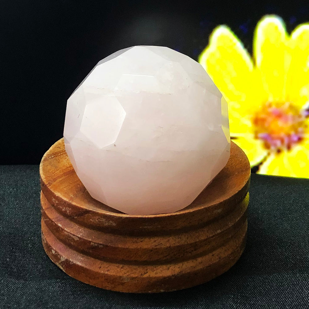 Rose Quartz Crystal Ball – Love, Harmony & Divine Energy