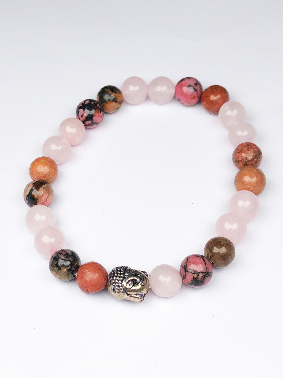 Manifest Love Mixel Crystal Bracelet (Rose quartz & Rhodonite)
