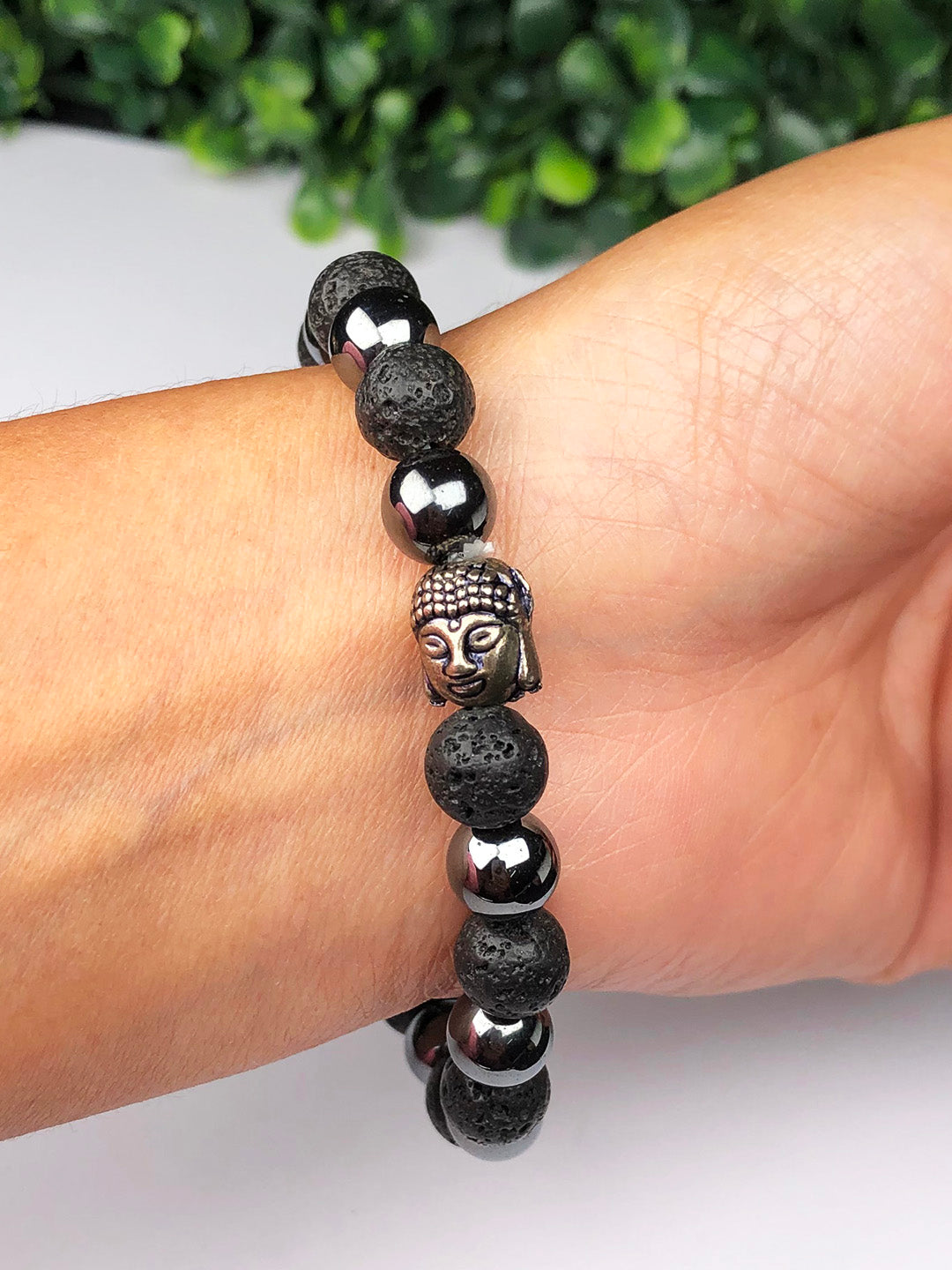 Protector Mixel Crystal Bracelet (Milky Quartz & Red Jasper)
