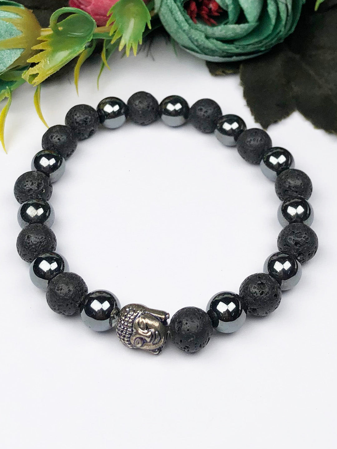 Protector Mixel Crystal Bracelet (Milky Quartz & Red Jasper)