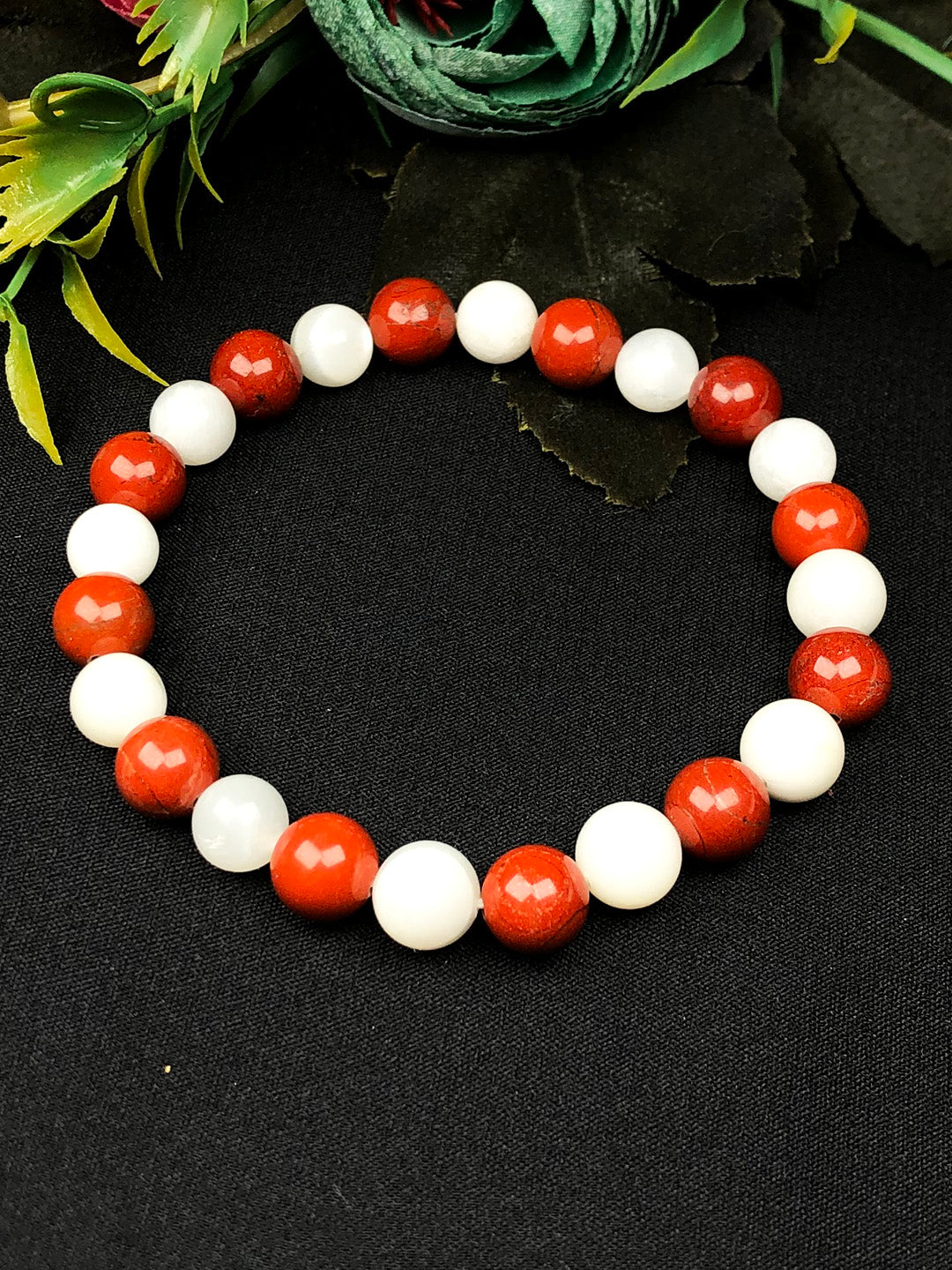 Willpower Mixel Crystal Bracelet (Carnelian , Hematite & Unakite)
