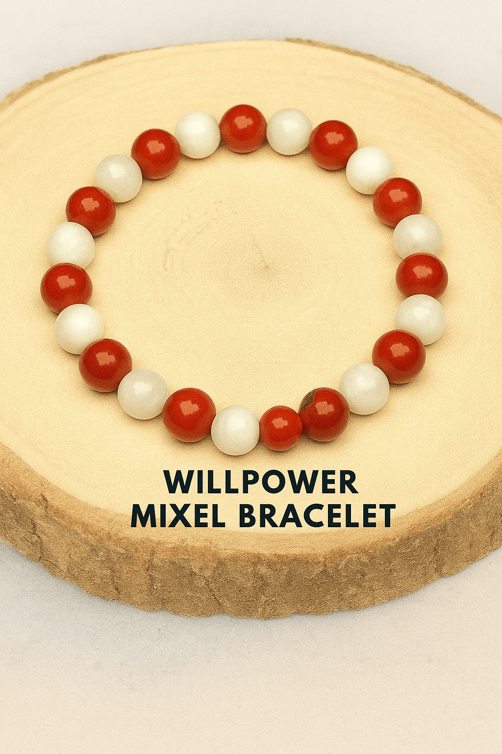 Willpower Mixel Crystal Bracelet (Carnelian , Hematite & Unakite)