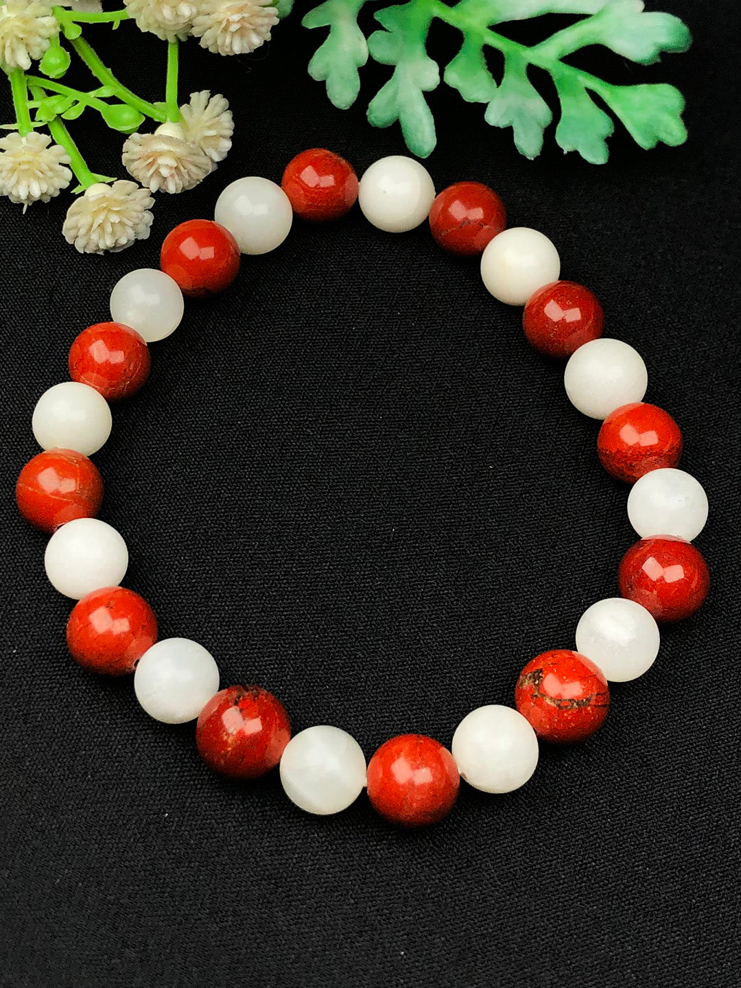 Willpower Mixel Crystal Bracelet (Carnelian , Hematite & Unakite)